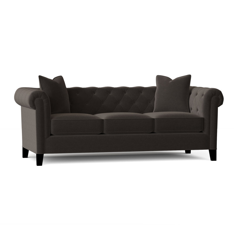 Caspar Upholstered 82'' Sofa, Heavenly Mocha Chenille