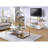 Maxton Glass Top Single Coffee Table