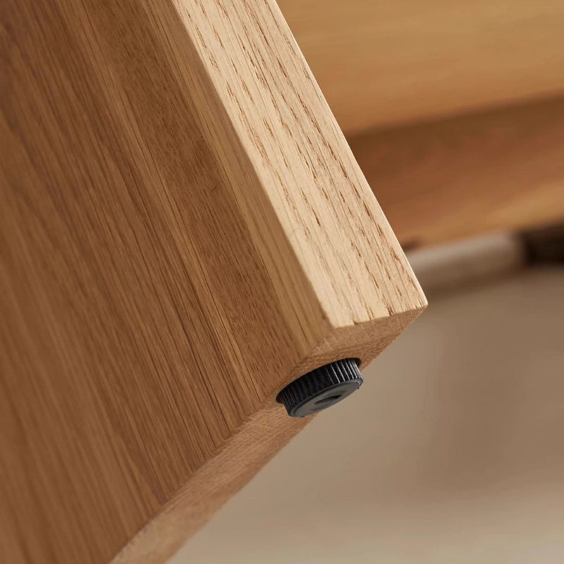 Commode rétro et simple, Bois naturel