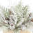 Flocked Evergreen Centerpiece with Pinecones