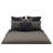 Wooded River Solid Greystone - Pillow Sham - King - 20x36-881485449-881485447