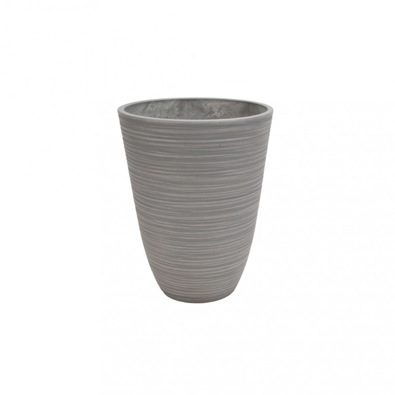 Amirjon Synthetic Fiber Floor Vase, Black, 33cm H x 26cm W x 26cm D