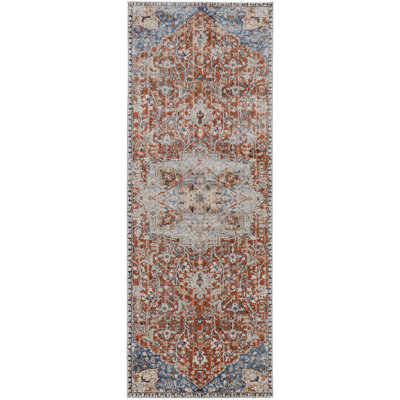Tapis oriental rouge / bleu Benedetto