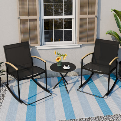 Brianni 2 - Person Outdoor Rocking Set