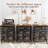 Laylie 5 Drawer Storage Drawer with Locking Wheels