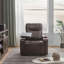Fauteuil inclinable Power Motion avec chargement USB / rangement pour bras cachés / et plateau pivotant à 360 ° pour un confort et une commodité ultimes-670668267