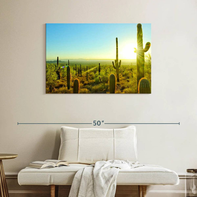 Cactus Harnek Sunny Arizona, H 26 po x l 39 po
