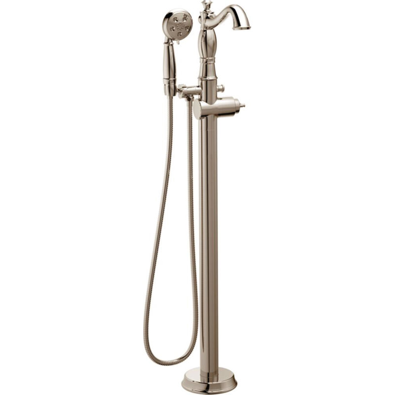 Cassidy™ Floor Mounted Clawfoot Tub Faucet Trim, Brilliance Polished Nickel