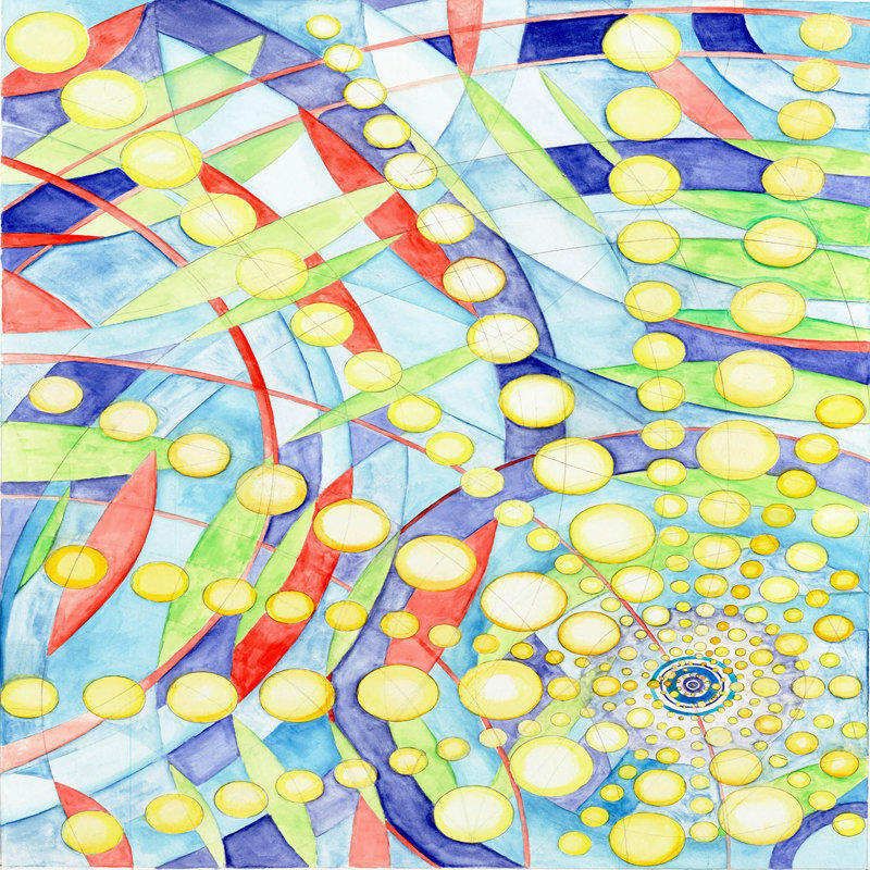 Ensemble de housse de couette DiaNoche en microfibre par Lorien Suarez - Roue 9