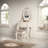 23.62"White Solid Wood Vanity Set