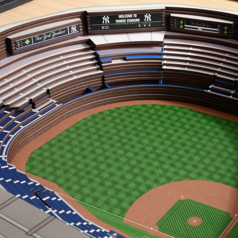 New York Yankees 3D Stadium Replica Wall Art