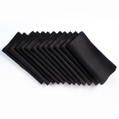 100% Pure Linen Cocktail Napkins - Athena