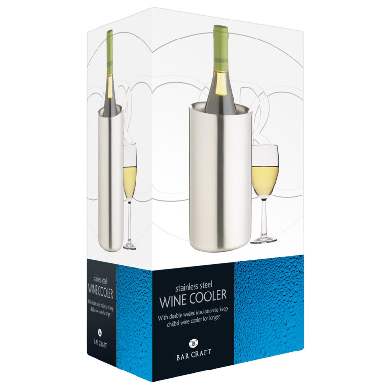 Connoisseur Stainless Steel Double Walled Wine Cooler