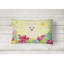 Coussin westie de pâques œufs