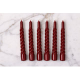 Lacquered Twisted Taper Candles