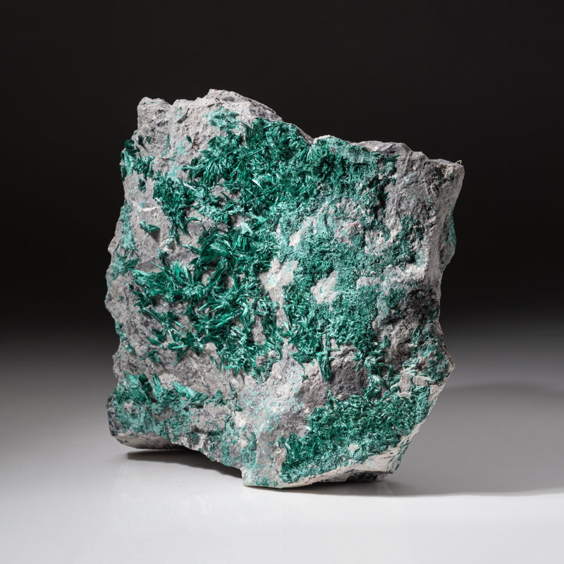 Genuine Brochantite Cluster