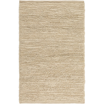 Tapis ivoire tissé à la main Khaja