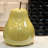 Ceramic Pear Figurine SM Pearlescent -6.50"H-1346965851