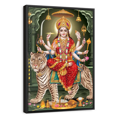 Durga sur un tigre