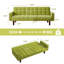 Lit double / futon double rembourré de 73,62 po pour lit double, canapé-lit convertible moderne avec accoudoirs réglables pour studio, appartement, bureau, petit espace, salon compact-527133513