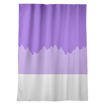 Panneau de rideau simple occultant et isolant avec passe-tringle mountain window Avicia