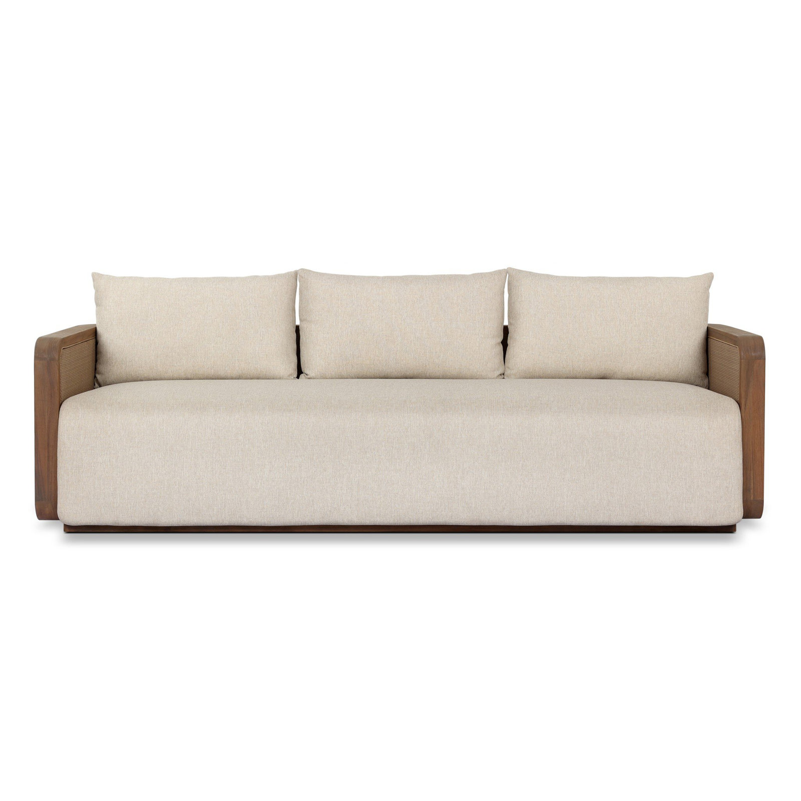Parsons 96" Teak Patio Sofa