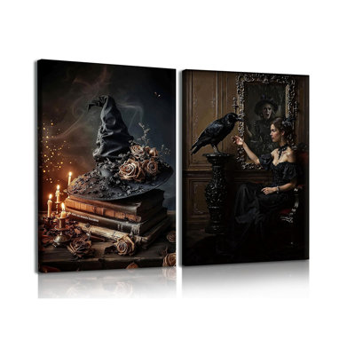 2 Piece Wrapped Canvas Wall Art