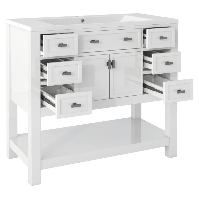 Ensemble de meuble-lavabo simple 34,1 po Bodmar