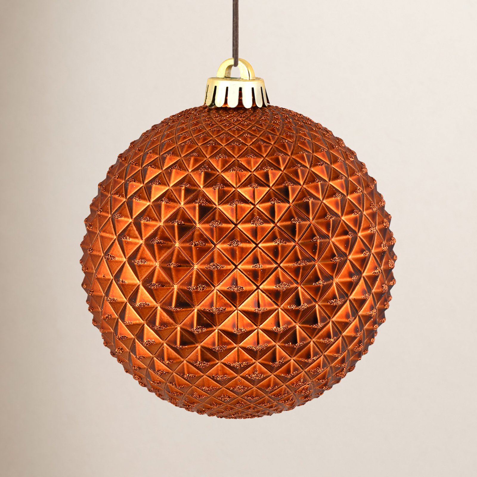 Etta Avenue™ 3" Shatterproof Bauble, Copper