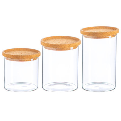 Glass Jar - Set of 3