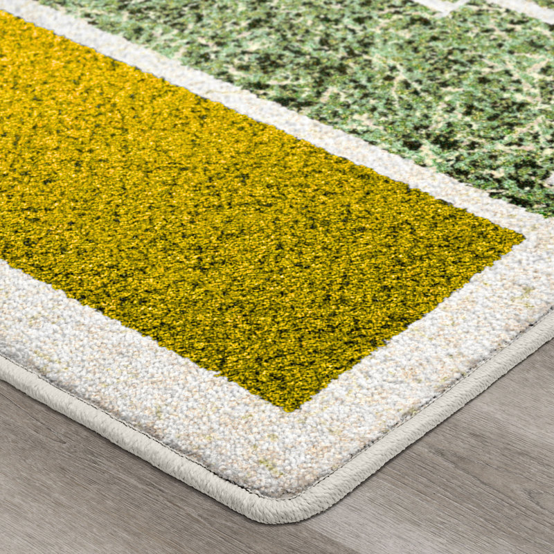 Friday Nights Gold, Rectangle 7'8" x 10'9"