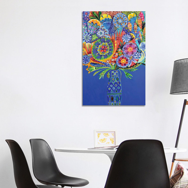The Geometric Vase II 1 Piece Wrapped Canvas Wall Art, 101.6 cm H x 66.04 cm W