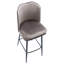 Henline Upholstered Counter Stool with Metal Frame-1011109533