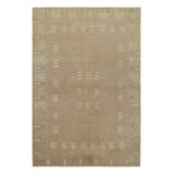 Rug & Kilim’S Austrian Art Deco Style Rug In Beige-Brown With Geometric Patterns