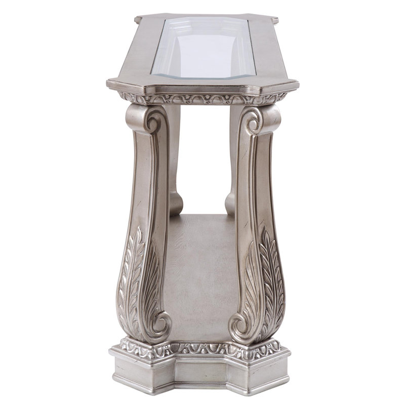 Genic 54'' Glass Top Console Table