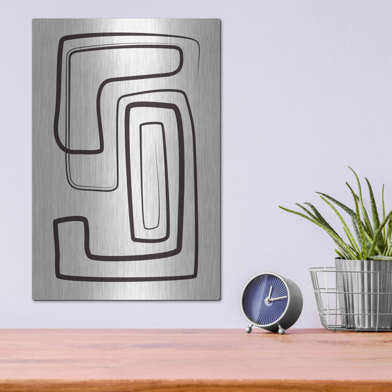Oneliners2 par Design Fabrikken - impression sans cadre sur métal, H 16 po x l 12 po x P 0,13 po