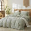 Ensemble de housse de couette 100% coton délavé LifeTown-116490143-116490156
