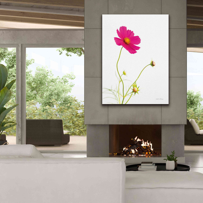«Magenta Cosmos I» par Debra Van Swearingen, art mural sur toile, H 54 po x l 40 po x P 1,5 po