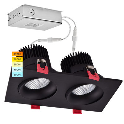 Ensemble d'éclairage encastré 7 "Ultra Slim