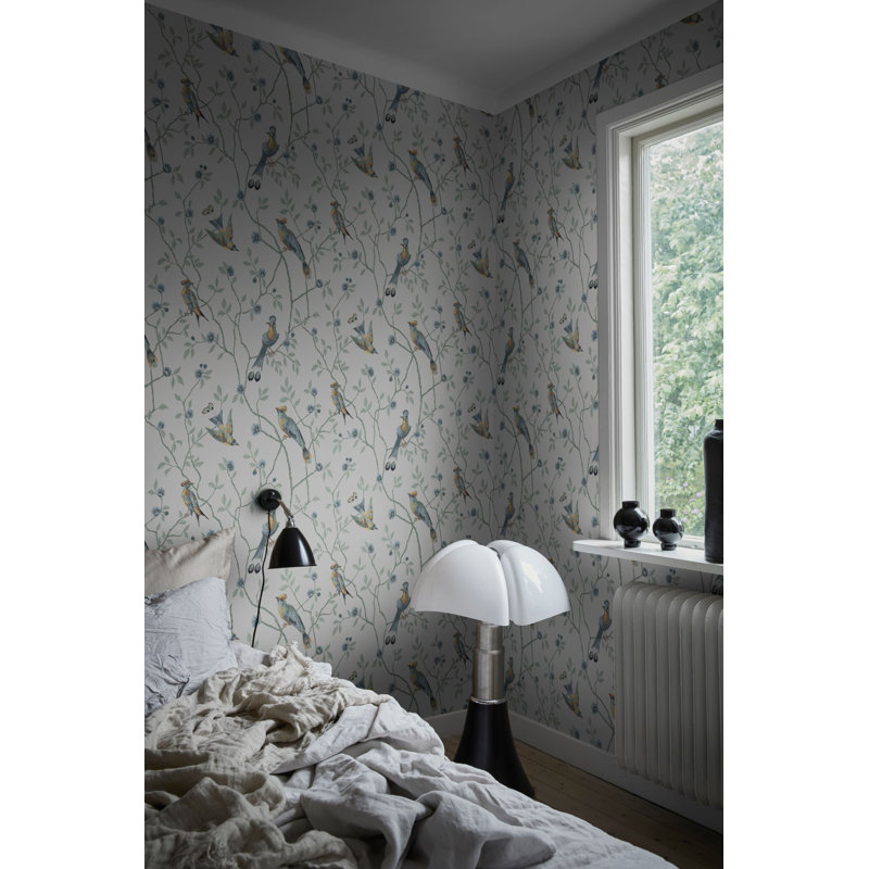 Kolonin Floral Wallpaper Roll, Sandstone
