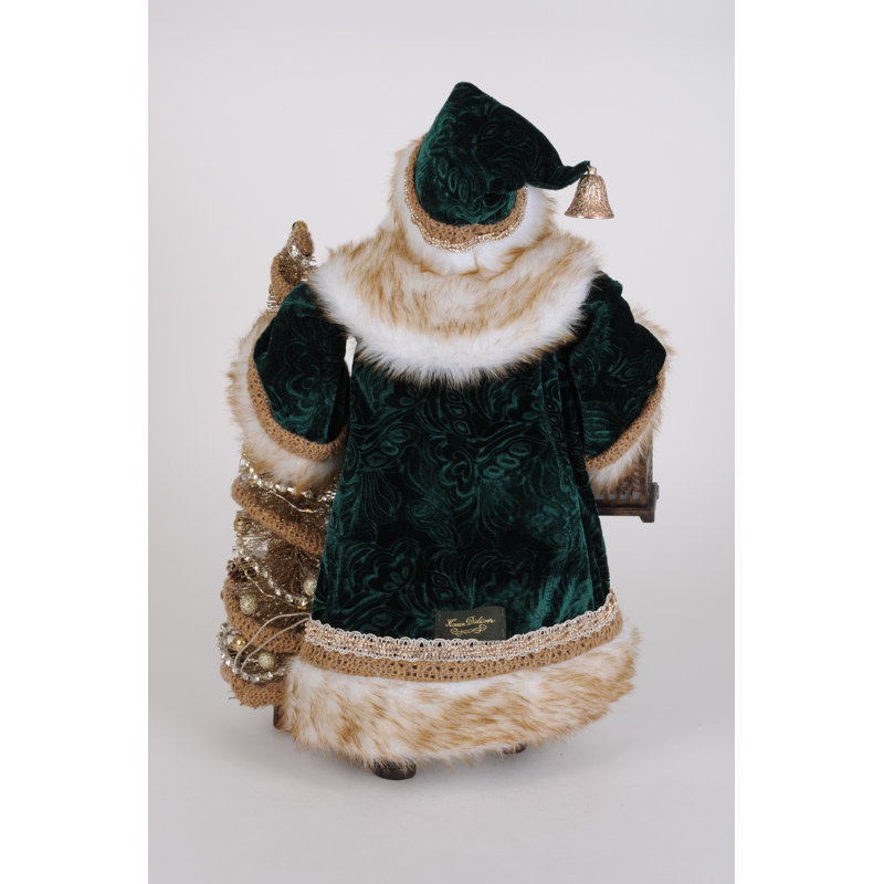 Lighted Emerald Woods Santa