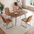 5-Piece Dining Table and Chairs ,Dining Room Set with 4 Modern Chairs