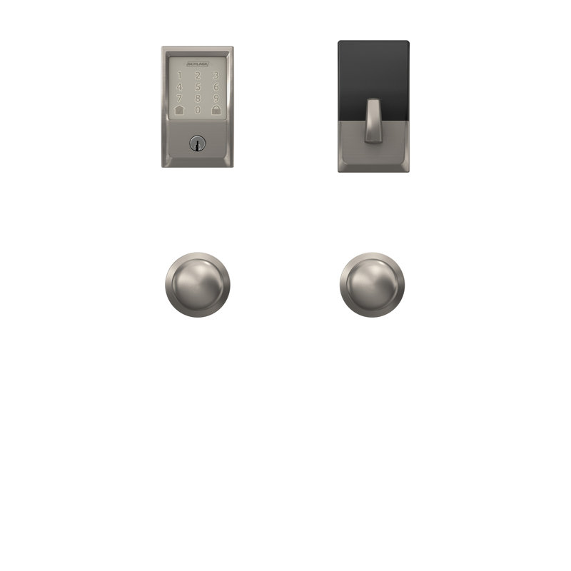 Encode Single Cylinder Smart Deadbolt, Nickel, Yes