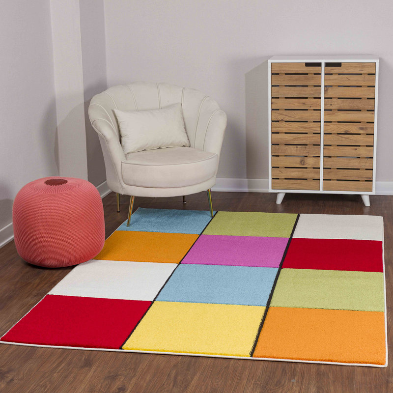 Jadavian Geometric Area Rug, Rectangle 120 x 170cm