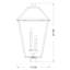 Luminaire d'extérieur 4 lumières Injum-784456022-784455977-784455981