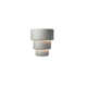 Logan 2 Light Ceramic Dimmable Flush Mounted Sconce