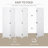 Auroralee 71.75'' W x 67'' H 4 - Panel Solid Wood Folding Room Divider-1335184648