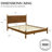 Eloise Solid Wood Spindle Bed-123141379