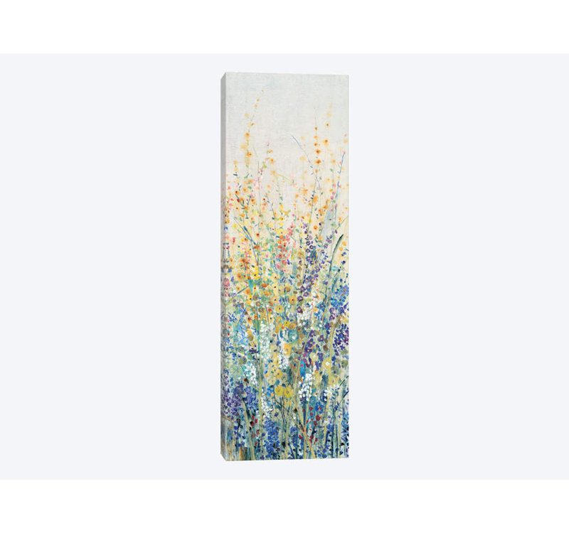 «Wildflower Panel I» par Timothy O, reproduction sur toile, H 72 po x l 24 po x P 1,5 po, Toile tendue