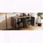 Buffet rétro 60 "avec portes à effet dimensionnel et tablettes réglables-129208363